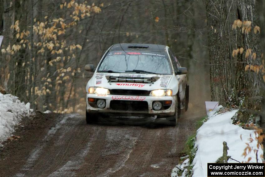 Andy Didorosi / Stefan Trajkov Subaru Impreza on SS11, Old State-Huff II.