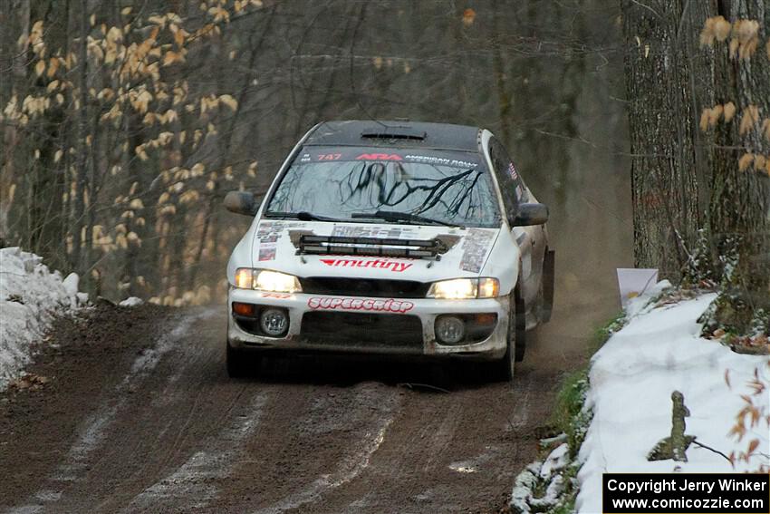 Andy Didorosi / Stefan Trajkov Subaru Impreza on SS11, Old State-Huff II.