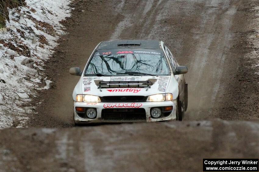 Andy Didorosi / Stefan Trajkov Subaru Impreza on SS11, Old State-Huff II.