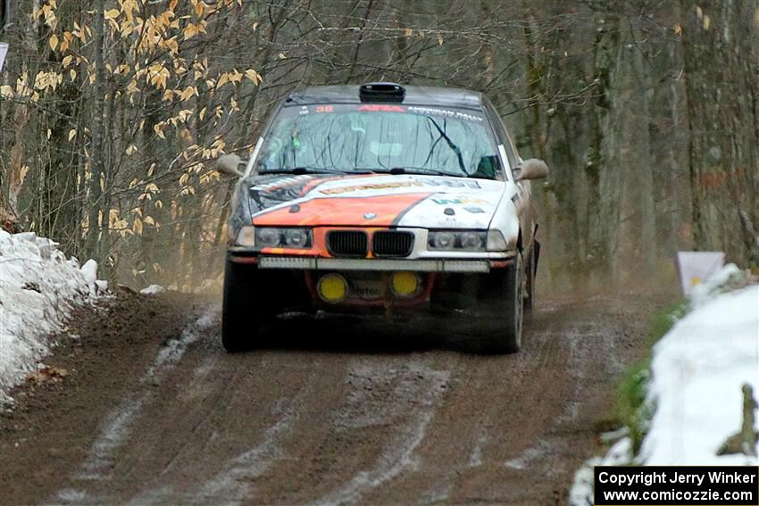 Mike Cessna / Jamie Lambert BMW M3 on SS11, Old State-Huff II.