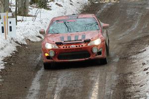 Chris Nonack / Sara Nonack Subaru BRZ on SS11, Old State-Huff II.