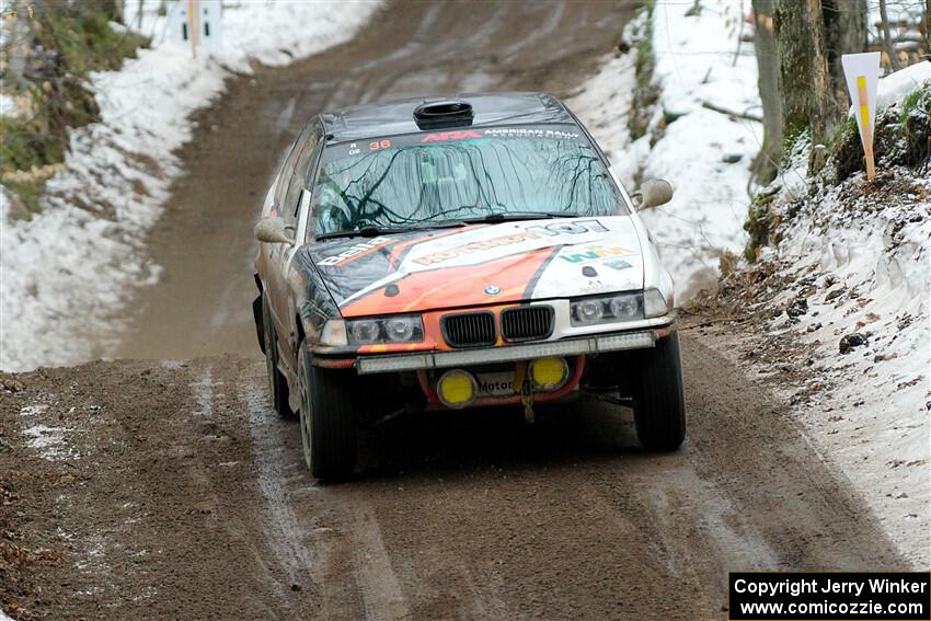 Mike Cessna / Jamie Lambert BMW M3 on SS11, Old State-Huff II.