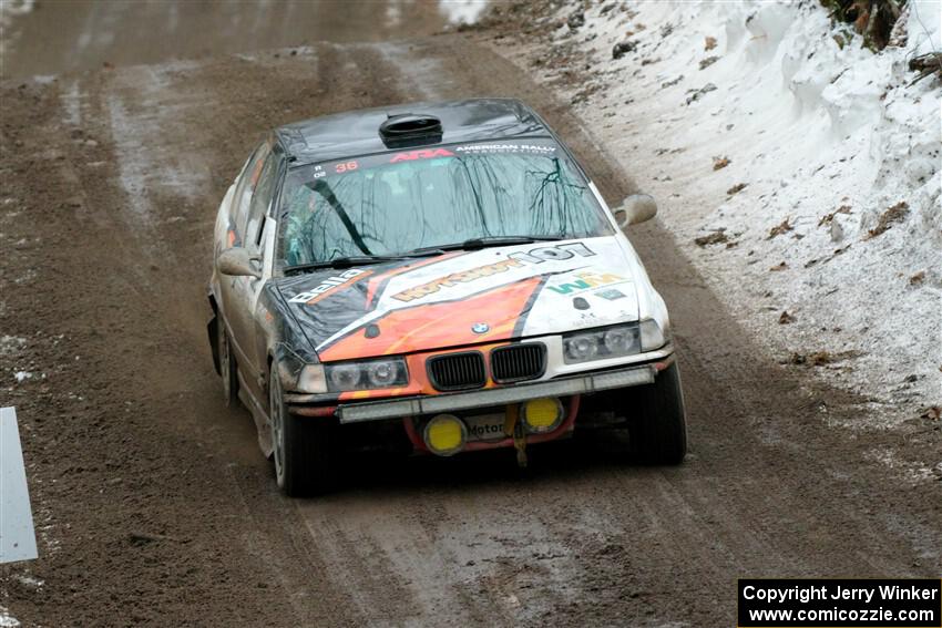 Mike Cessna / Jamie Lambert BMW M3 on SS11, Old State-Huff II.