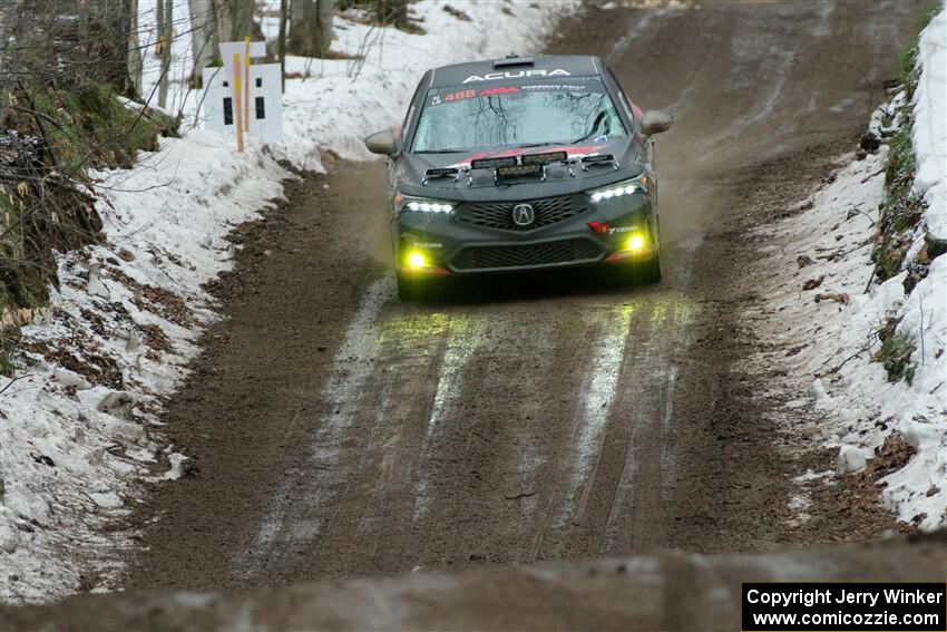 John Sharps / Weston Davis Acura Integra on SS11, Old State-Huff II.