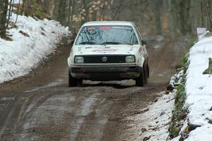 Heath Shively / Elena Huizar VW Golf on SS11, Old State-Huff II.