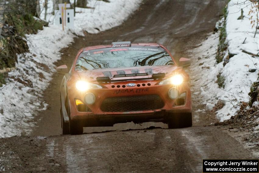 Chris Nonack / Sara Nonack Subaru BRZ on SS11, Old State-Huff II.