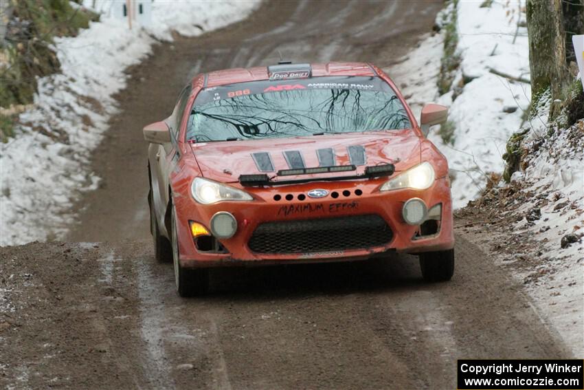 Chris Nonack / Sara Nonack Subaru BRZ on SS11, Old State-Huff II.