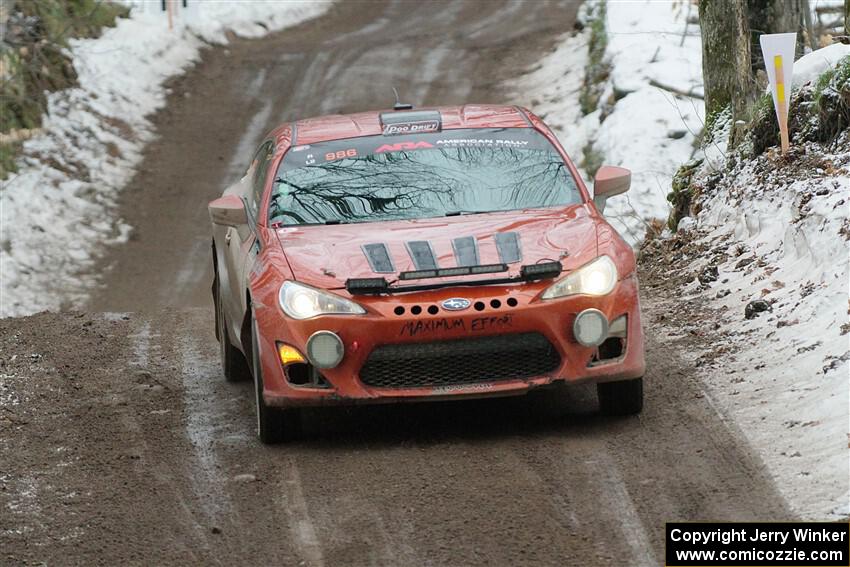 Chris Nonack / Sara Nonack Subaru BRZ on SS11, Old State-Huff II.