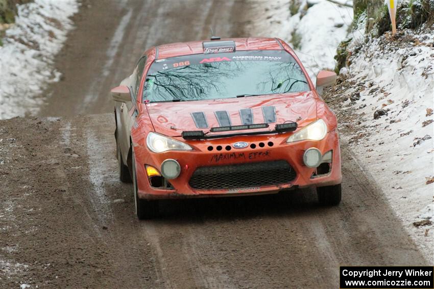 Chris Nonack / Sara Nonack Subaru BRZ on SS11, Old State-Huff II.