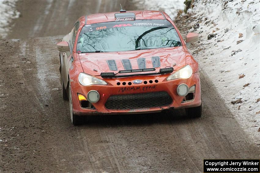 Chris Nonack / Sara Nonack Subaru BRZ on SS11, Old State-Huff II.