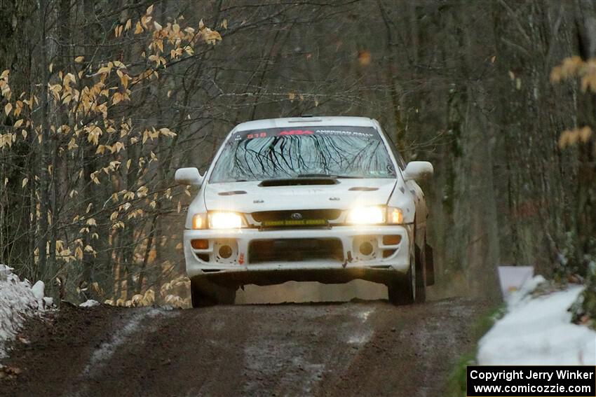 Andrew Williamson / Julia Stewart Subaru Impreza on SS11, Old State-Huff II.