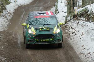 Alastair Scully / Alex Gelsomino Ford Fiesta ST on SS11, Old State-Huff II.