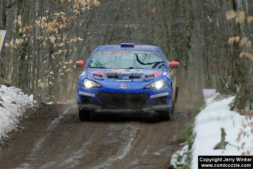 Santiago Iglesias / R.J. Kassel Subaru BRZ on SS11, Old State-Huff II.