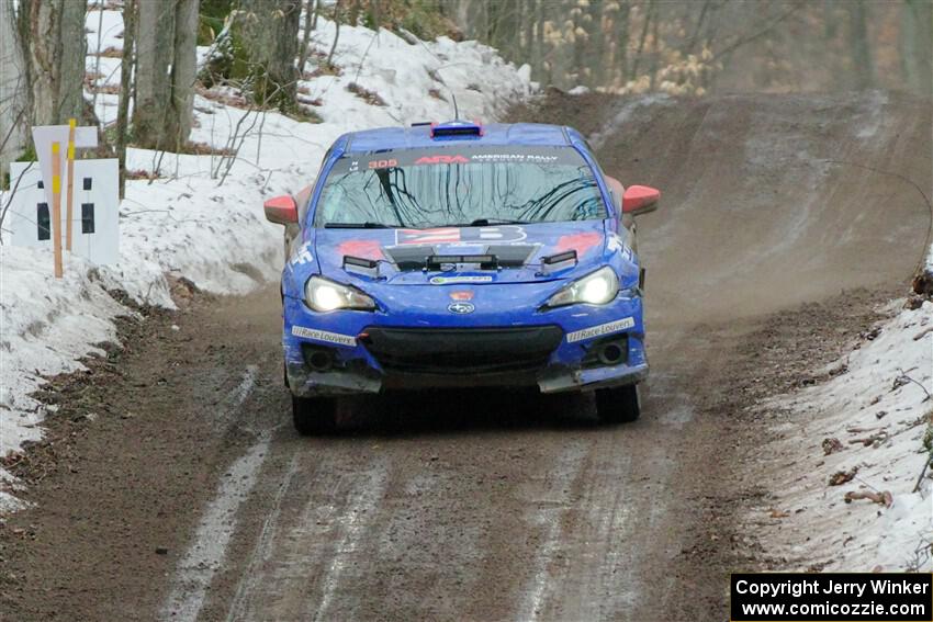 Santiago Iglesias / R.J. Kassel Subaru BRZ on SS11, Old State-Huff II.