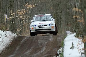 Mike Tirpack / Nick Luther Ford Escort Cosworth RS on SS11, Old State-Huff II.