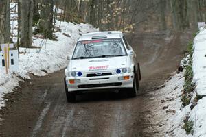 Mike Tirpack / Nick Luther Ford Escort Cosworth RS on SS11, Old State-Huff II.