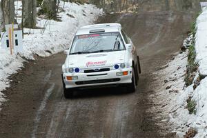 Mike Tirpack / Nick Luther Ford Escort Cosworth RS on SS11, Old State-Huff II.