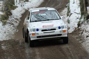 Mike Tirpack / Nick Luther Ford Escort Cosworth RS on SS11, Old State-Huff II.