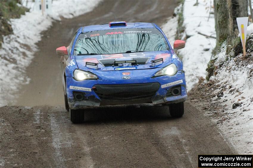 Santiago Iglesias / R.J. Kassel Subaru BRZ on SS11, Old State-Huff II.