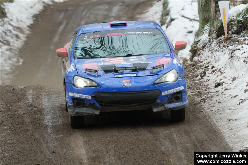 Santiago Iglesias / R.J. Kassel Subaru BRZ on SS11, Old State-Huff II.