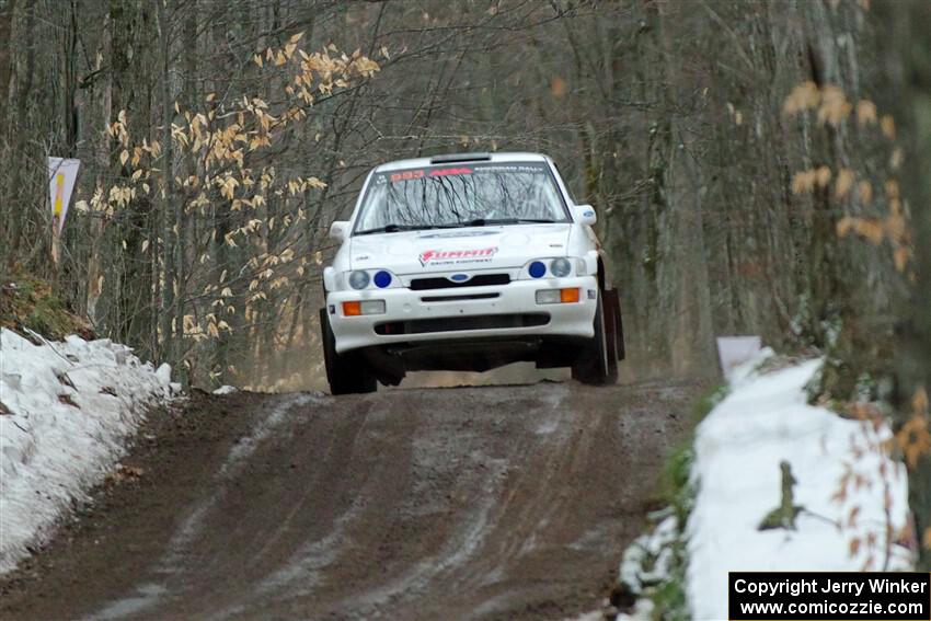 Mike Tirpack / Nick Luther Ford Escort Cosworth RS on SS11, Old State-Huff II.