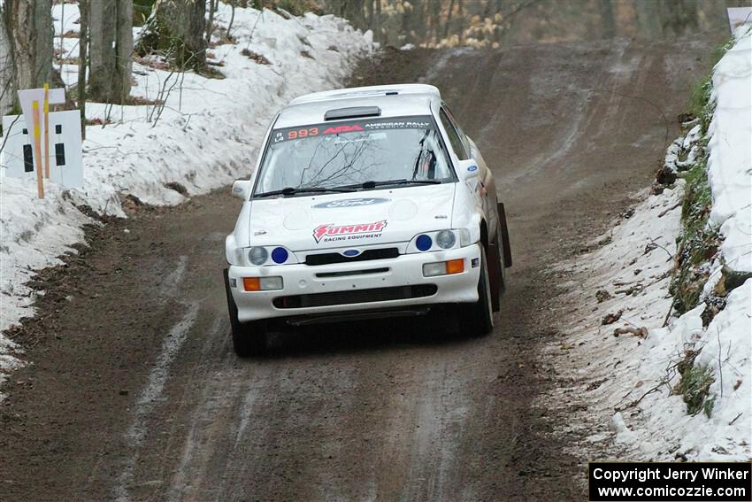 Mike Tirpack / Nick Luther Ford Escort Cosworth RS on SS11, Old State-Huff II.