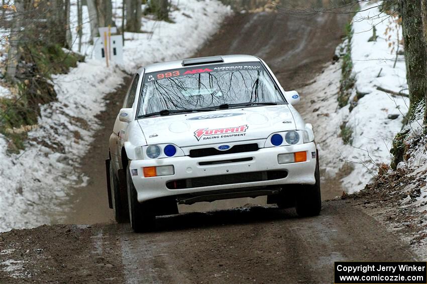 Mike Tirpack / Nick Luther Ford Escort Cosworth RS on SS11, Old State-Huff II.