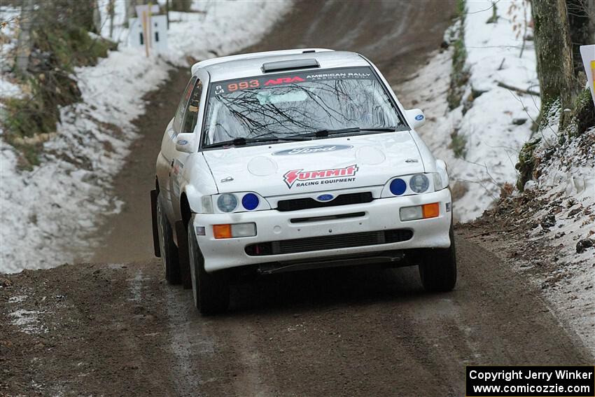 Mike Tirpack / Nick Luther Ford Escort Cosworth RS on SS11, Old State-Huff II.