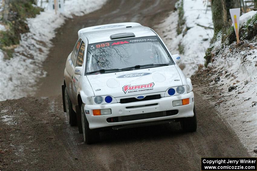 Mike Tirpack / Nick Luther Ford Escort Cosworth RS on SS11, Old State-Huff II.