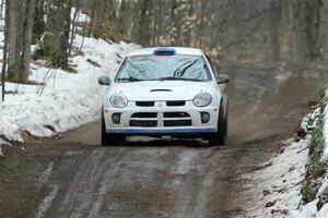 Doug Shepherd / Cindy Krolikowski Dodge SRT-4 on SS11, Old State-Huff II.