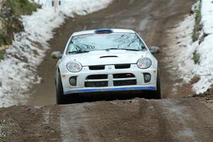 Doug Shepherd / Cindy Krolikowski Dodge SRT-4 on SS11, Old State-Huff II.