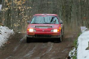 Sean Burke / Drake Burke Honda CRX on SS11, Old State-Huff II.