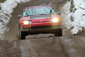 Sean Burke / Drake Burke Honda CRX on SS11, Old State-Huff II.