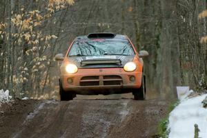 Alan Edwards / Dan Baker Dodge Neon on SS11, Old State-Huff II.