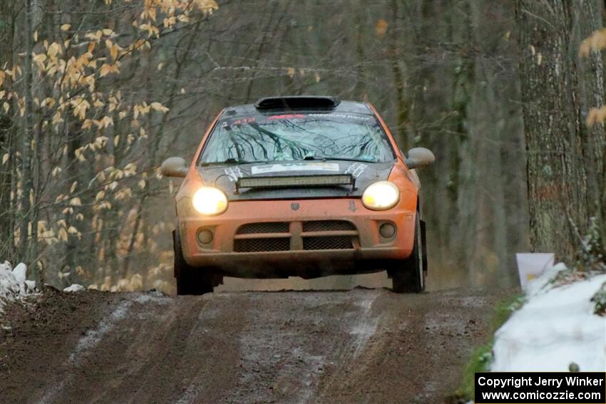 Alan Edwards / Dan Baker Dodge Neon on SS11, Old State-Huff II.