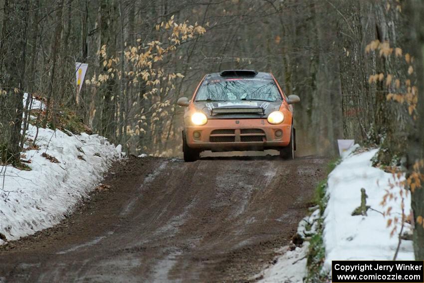 Alan Edwards / Dan Baker Dodge Neon on SS11, Old State-Huff II.