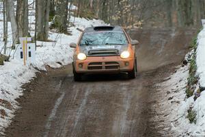 Alan Edwards / Dan Baker Dodge Neon on SS11, Old State-Huff II.