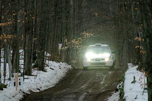 Brad Hayosh / Neil Moser Subaru WRX STi on SS11, Old State-Huff II.