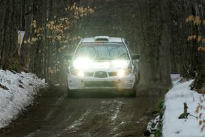 Brad Hayosh / Neil Moser Subaru WRX STi on SS11, Old State-Huff II.