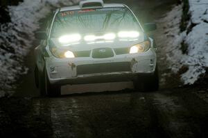 Brad Hayosh / Neil Moser Subaru WRX STi on SS11, Old State-Huff II.