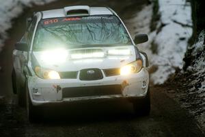 Brad Hayosh / Neil Moser Subaru WRX STi on SS11, Old State-Huff II.