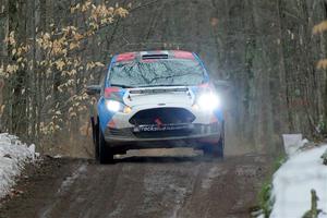 Mark Tabor / Kathryn Hansen Ford Fiesta ST on SS11, Old State-Huff II.