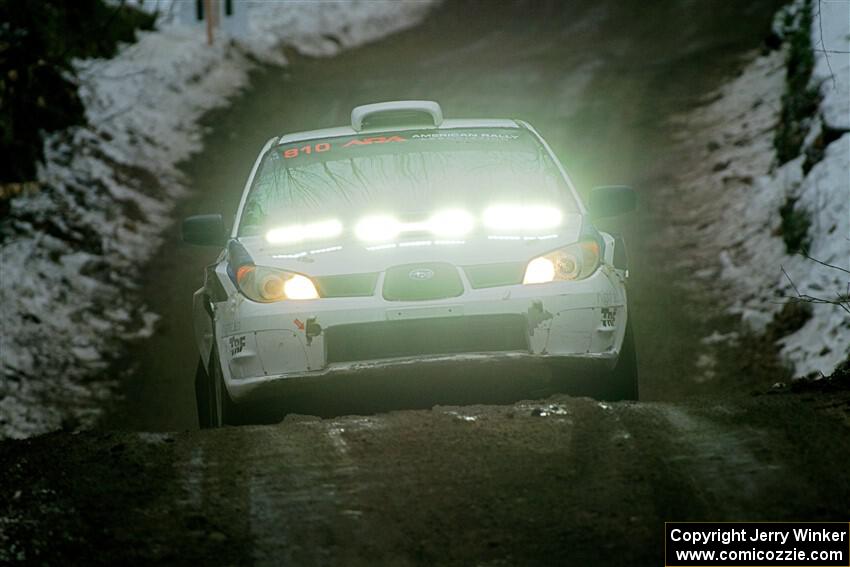 Brad Hayosh / Neil Moser Subaru WRX STi on SS11, Old State-Huff II.