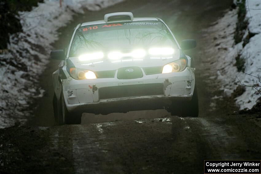 Brad Hayosh / Neil Moser Subaru WRX STi on SS11, Old State-Huff II.