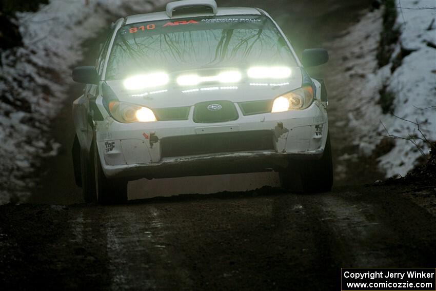 Brad Hayosh / Neil Moser Subaru WRX STi on SS11, Old State-Huff II.