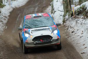 Mark Tabor / Kathryn Hansen Ford Fiesta ST on SS11, Old State-Huff II.