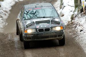 Keenan Phillips / Salina Melotti BMW 328i on SS11, Old State-Huff II.