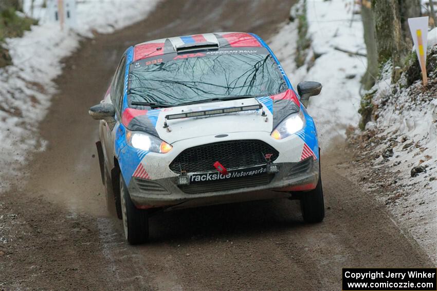 Mark Tabor / Kathryn Hansen Ford Fiesta ST on SS11, Old State-Huff II.