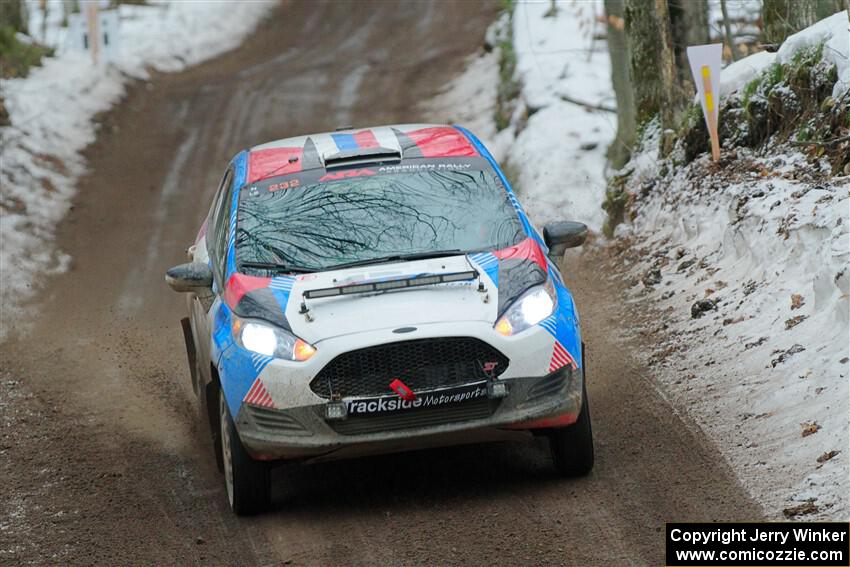 Mark Tabor / Kathryn Hansen Ford Fiesta ST on SS11, Old State-Huff II.