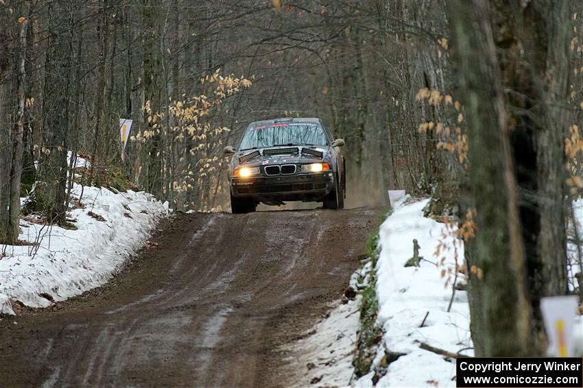 Keenan Phillips / Salina Melotti BMW 328i on SS11, Old State-Huff II.